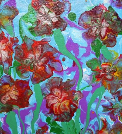Framed Acrylic on Canvas - 0577