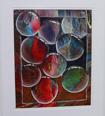 Framed Acrylic on Canvas - 0466