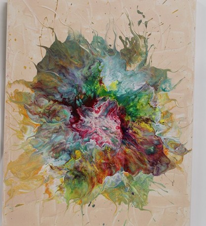 Acrylic on Stretched Canvas - 0687
