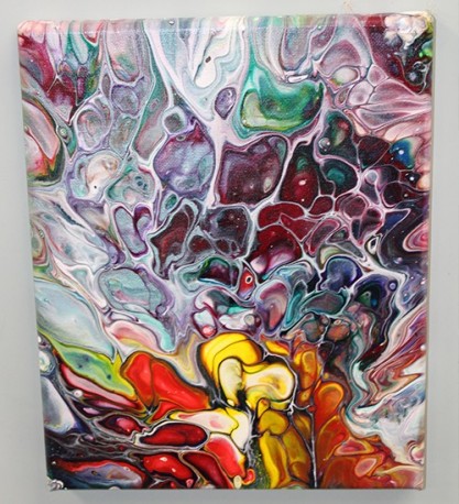 Framed Acrylic on Canvas - 0564