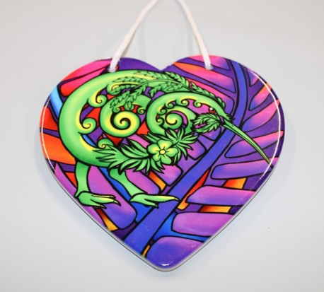 Ceramic Heart - Koru Kiwi
