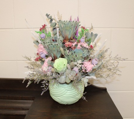 Minty Moments Dried Arrangement