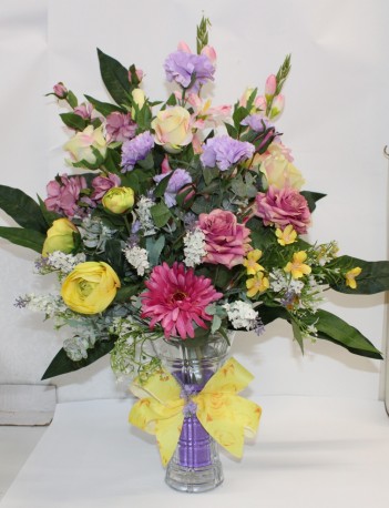 Large artificial vase