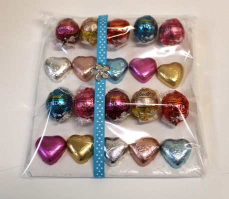 Lindt heart chocolate selection
