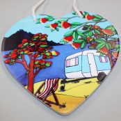 Ceramic heart - Caravan
